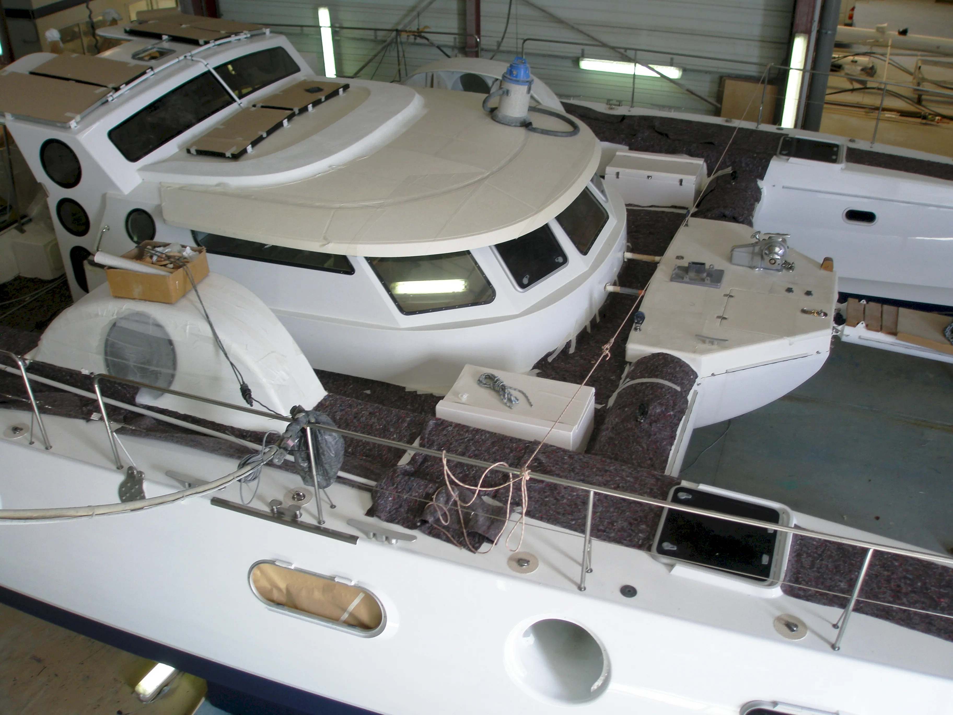 Mâture Jangada vue de dessous