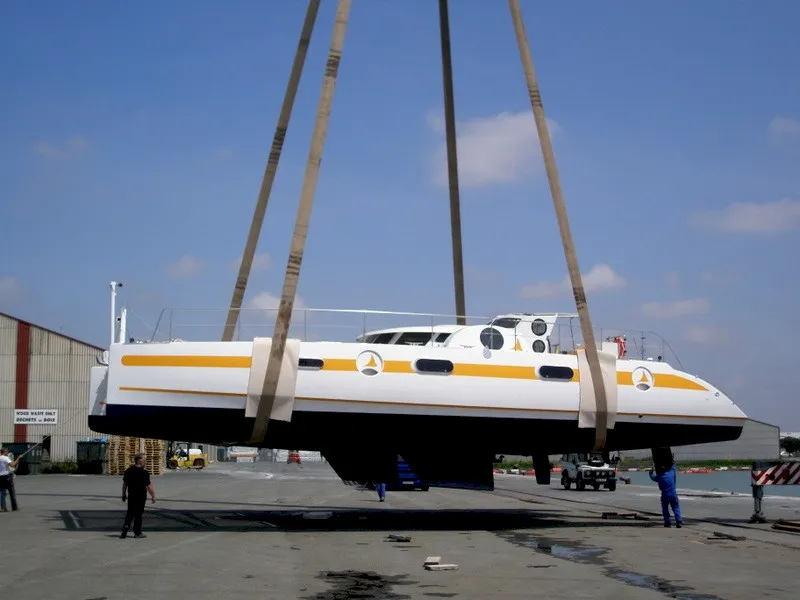 Mâture Jangada vue de dessous