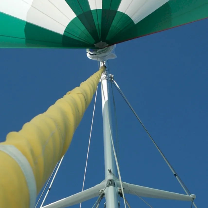 le voilier jangada 5 en navigation